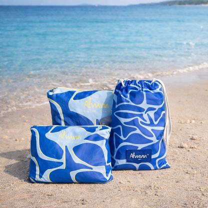 Full Set - Quick-Dry towel + 2 Reversible Splash-Proof Pouches