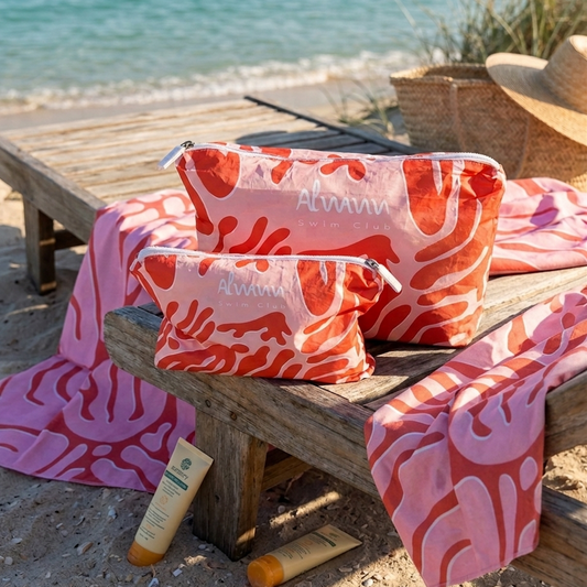 Full Set - Quick-Dry towel + 2 Reversible Splash-Proof Pouches