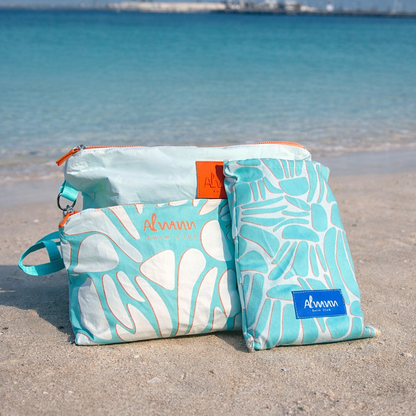 Full Set - Quick-Dry towel + 2 Reversible Splash-Proof Pouches