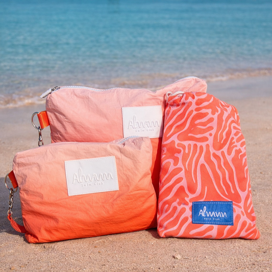 Full Set - Quick-Dry towel + 2 Reversible Splash-Proof Pouches